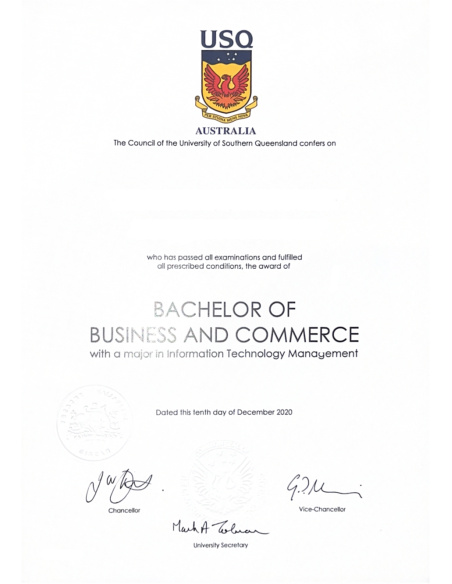 Titulación académica + Apostilla