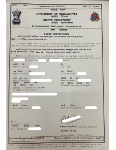 Partida de nacimiento + Apostilla